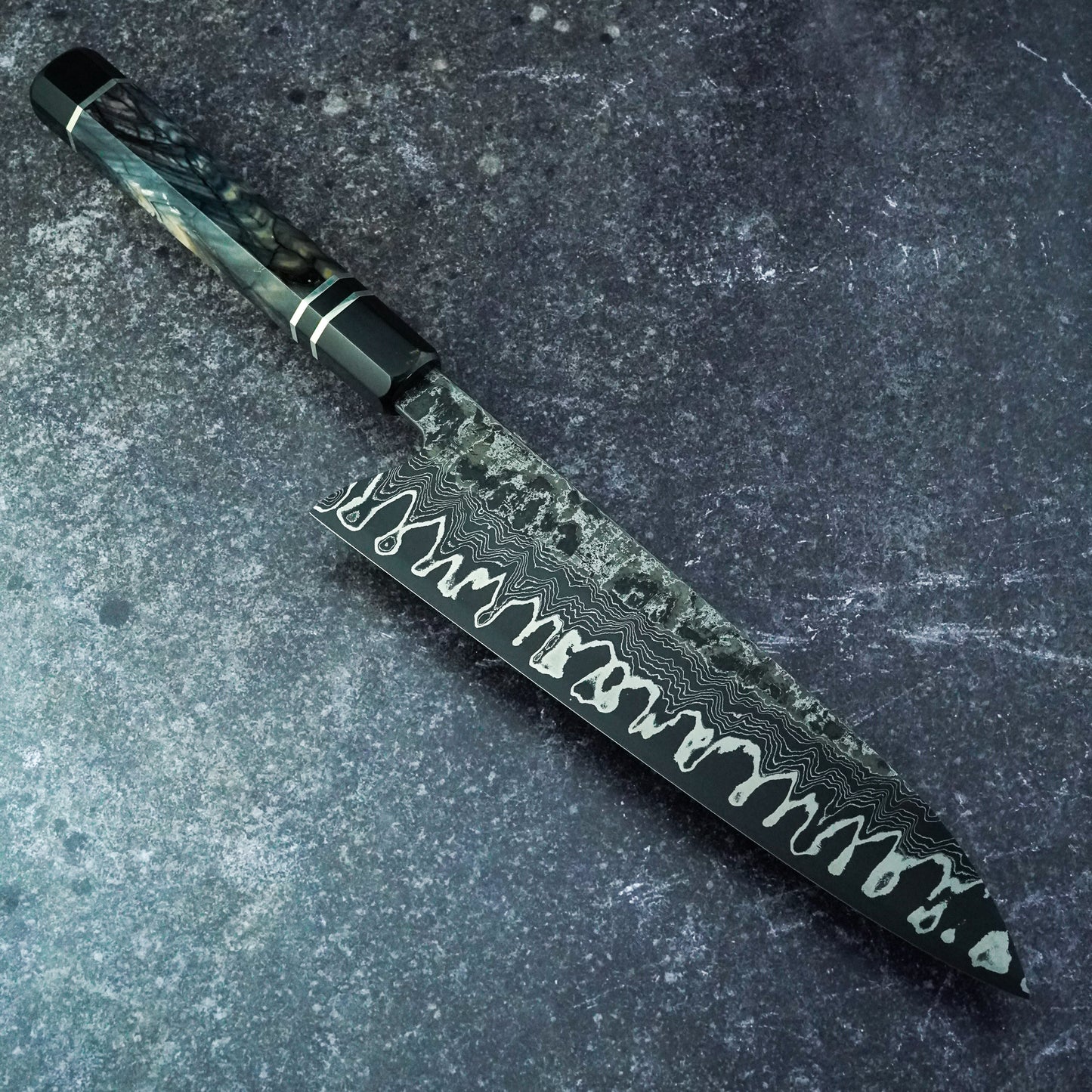 220MM Gyuto - Nickel damascus and ApexUltra Core