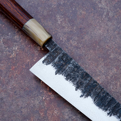 255 mm in-house Damascus Gyuto – view 9