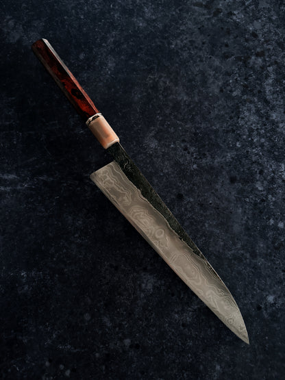 250 mm Damascus Gyuto – S-Grind