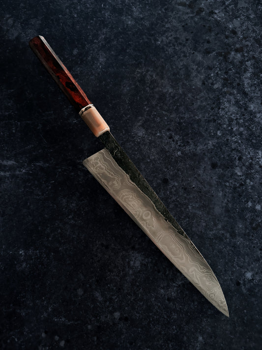 250 mm Damascus Gyuto – S-Grind