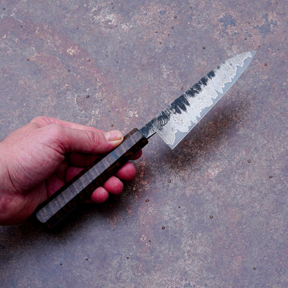 118 mm Go-mai Damascus utility knife – view 5