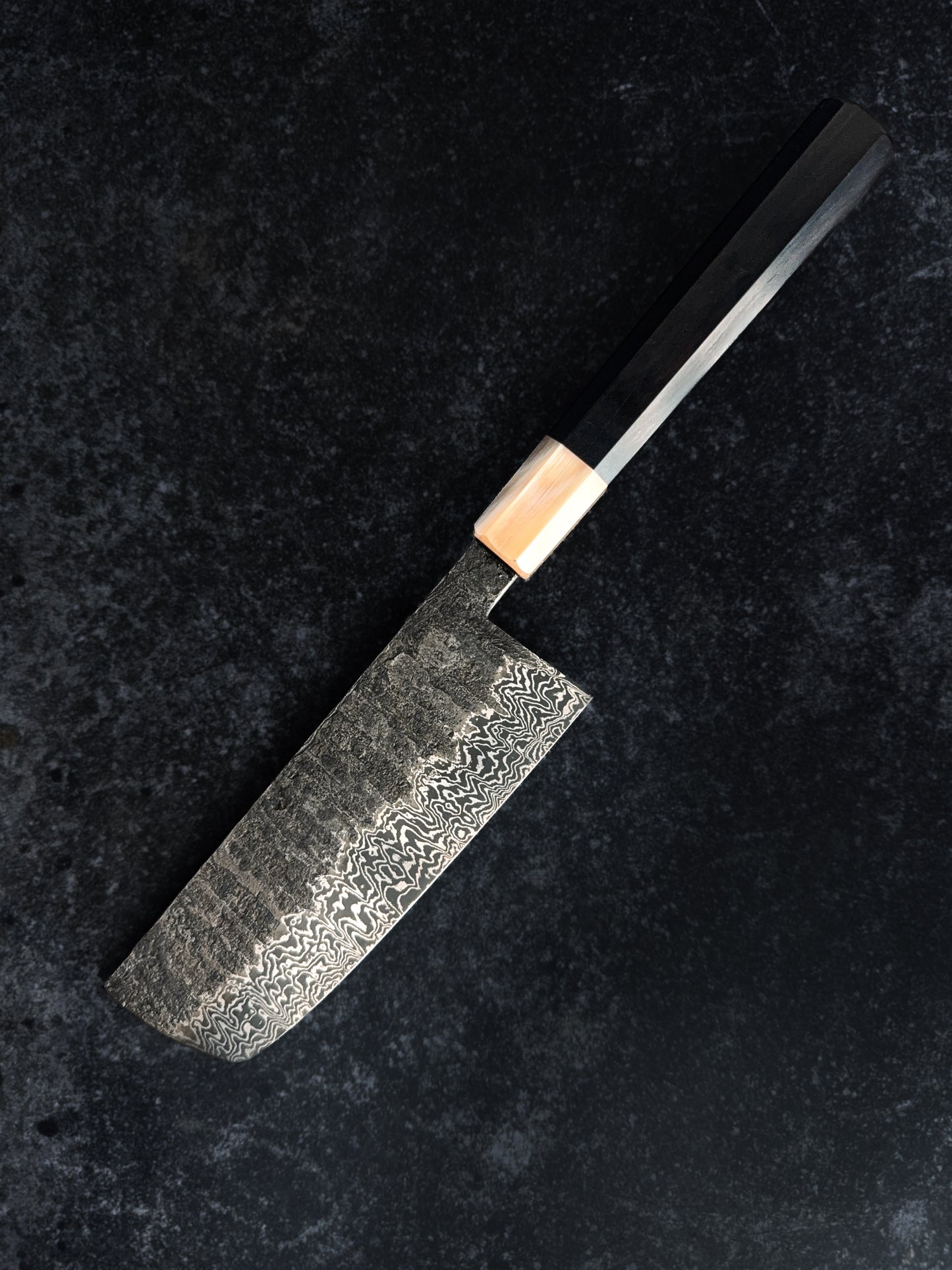 140MM Damascus Nakiri