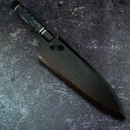 220 mm nickel Damascus Gyuto with ApexUltra core – view 10