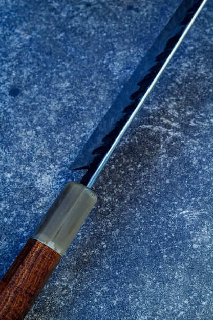 235 mm mirror-polished Damascus Gyuto – view 4