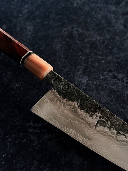 250 mm Damascus Gyuto – Convex Grind