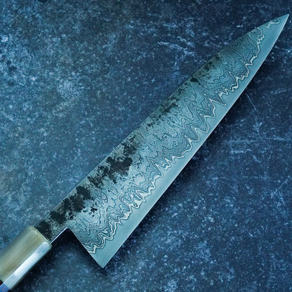 225 mm Damascus Gyuto with ApexUltra core – view 6
