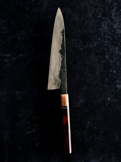 250 mm Damascus Gyuto – Convex Grind