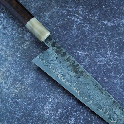225 mm Damascus Gyuto with ApexUltra core – view 4