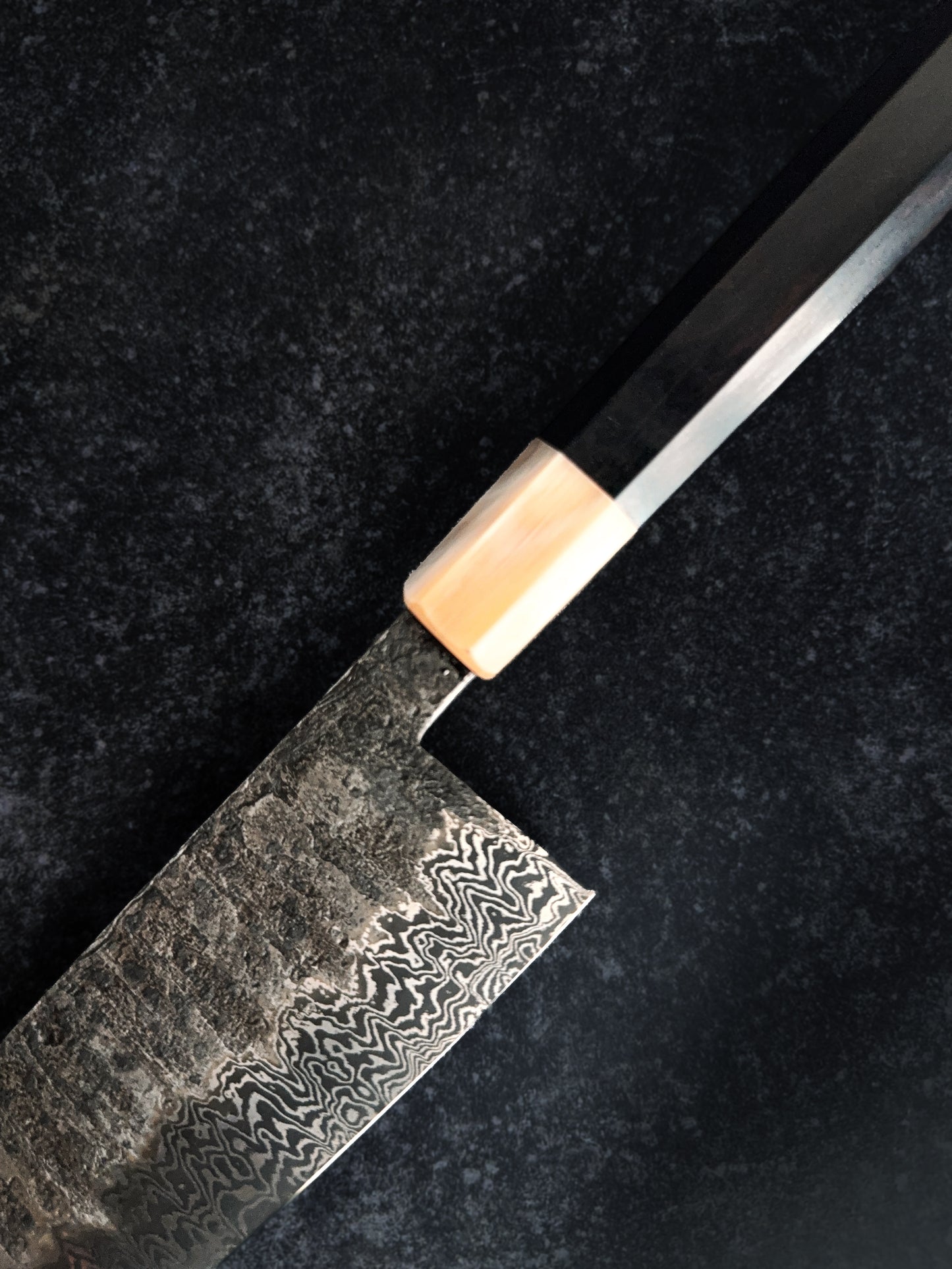 140MM Damascus Nakiri