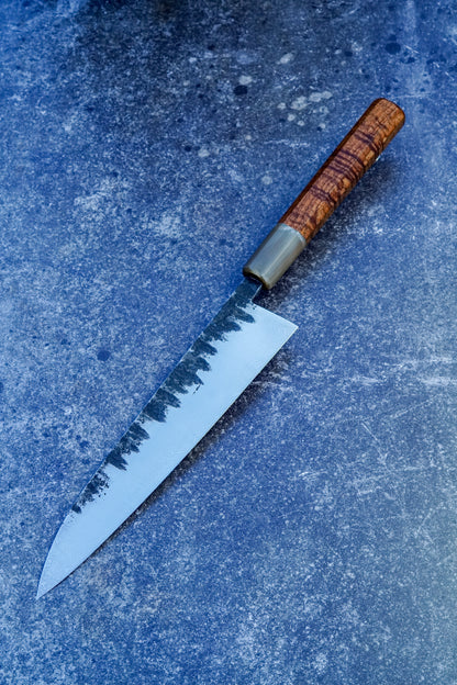 235 mm mirror-polished Damascus Gyuto – view 2