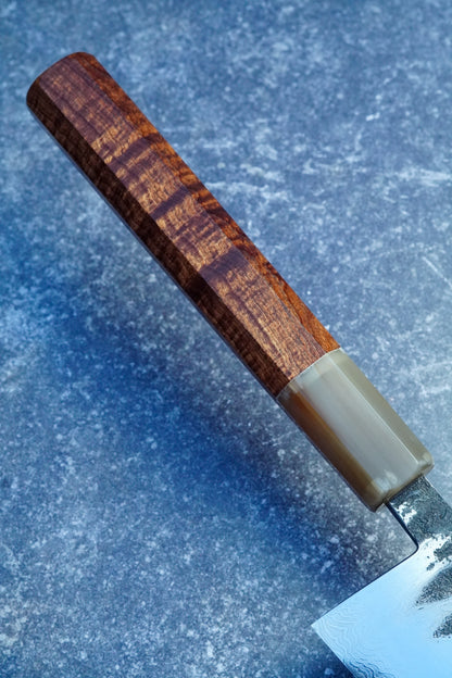 235 mm mirror-polished Damascus Gyuto – view 3