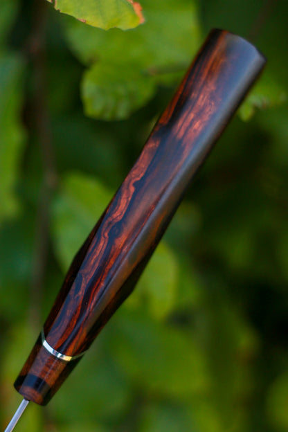 210 mm C-grind Gyuto with sculpted handle – view 5