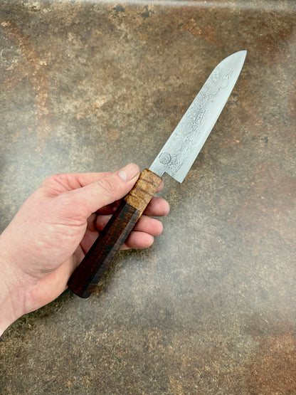 120 mm tall Damascus utility knife – view 3