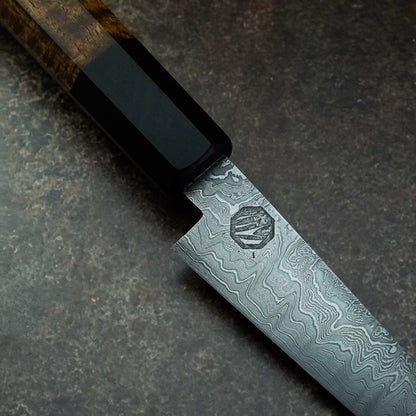 105 mm Damascus utility knife – view 2