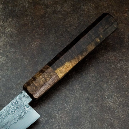 120 mm tall Damascus utility knife – view 6